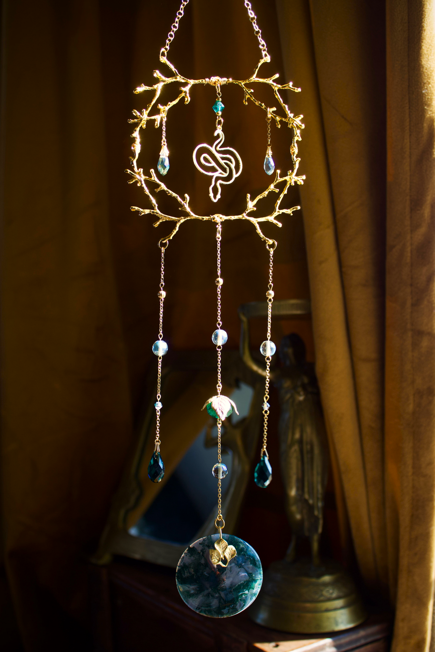 Forest Snake Suncatcher