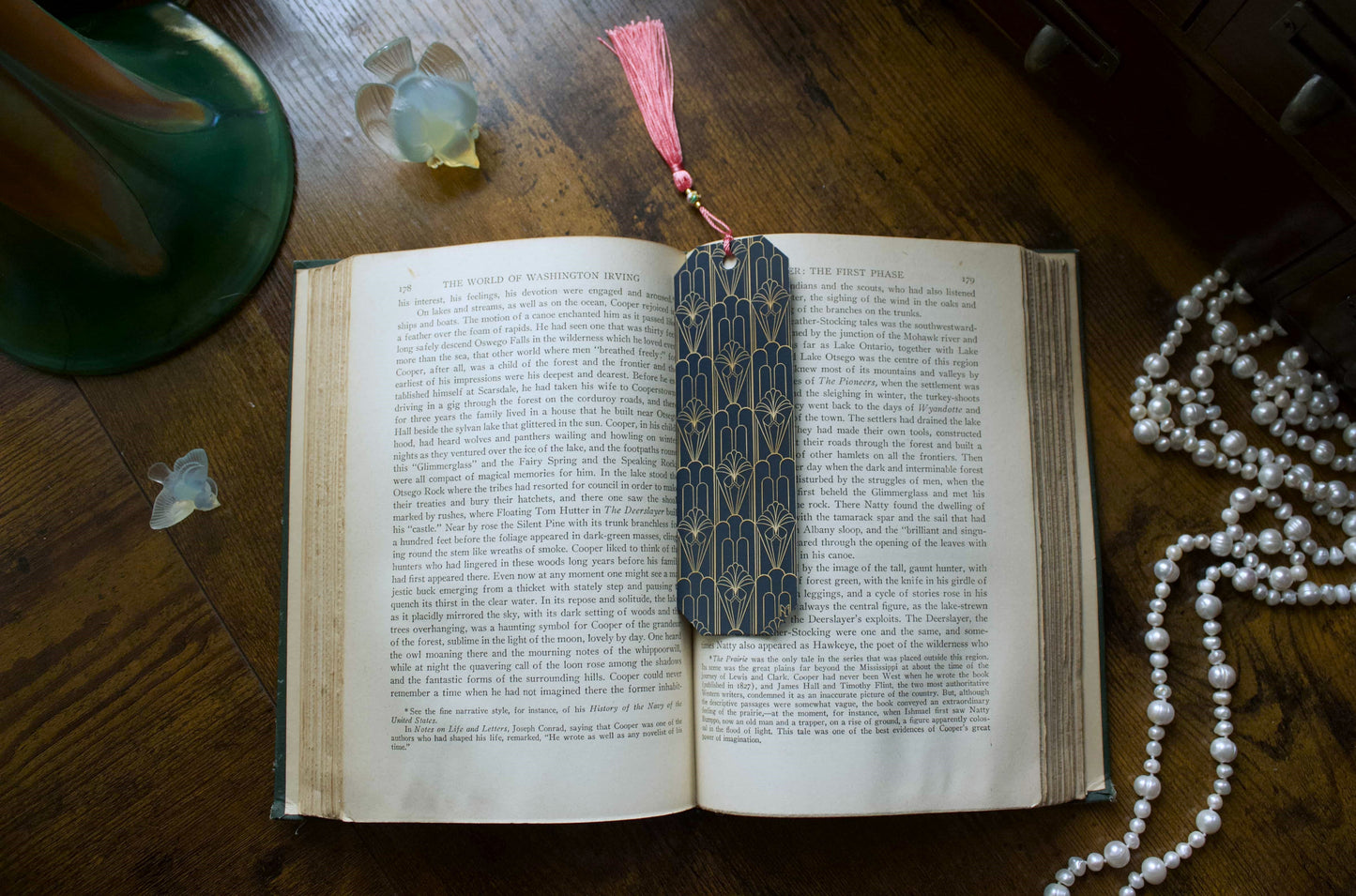 Art Deco Waterfall Bookmark