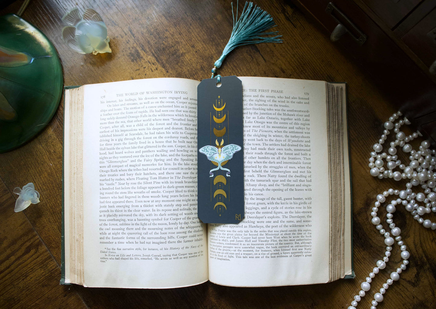 Luna Moth Bookmark
