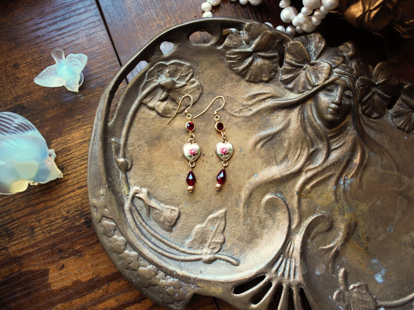 Bleeding Heart Earrings