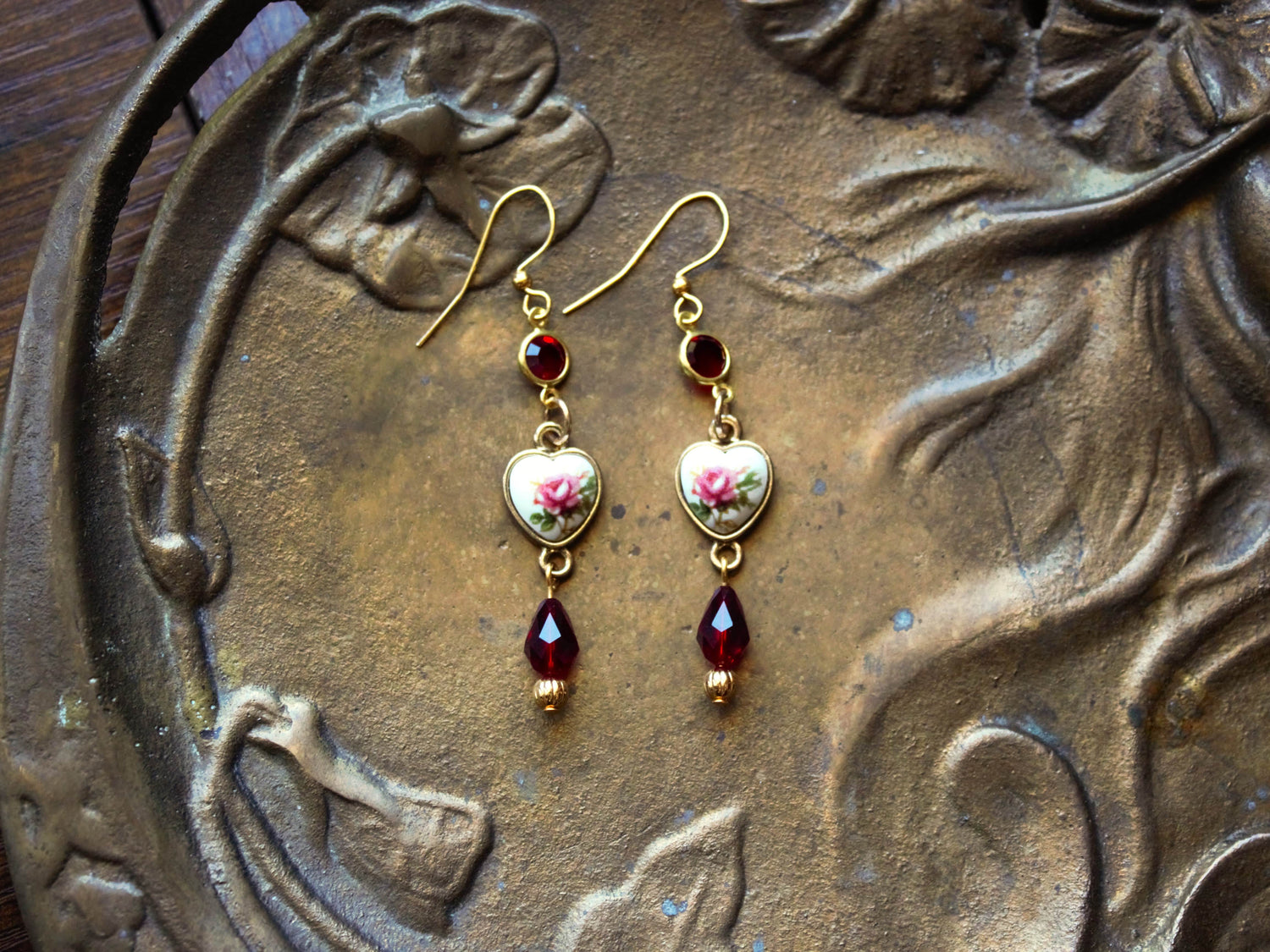 Bleeding Heart Earrings