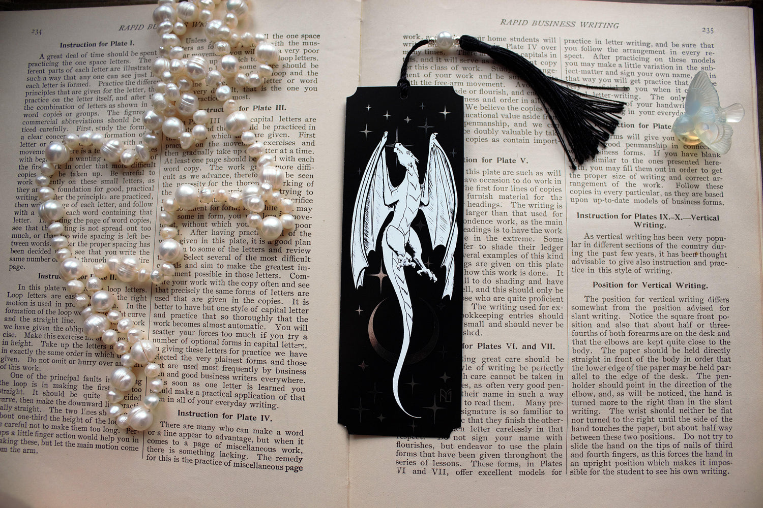 Moon Dragon Bookmark
