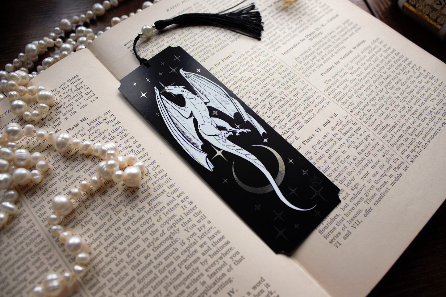 Moon Dragon Bookmark