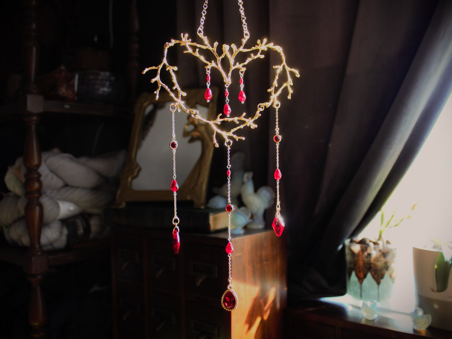 Bleeding Heart Suncatcher
