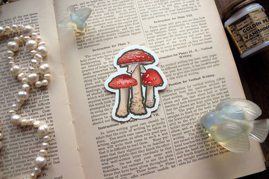 Toadstool Mushroom Sticker