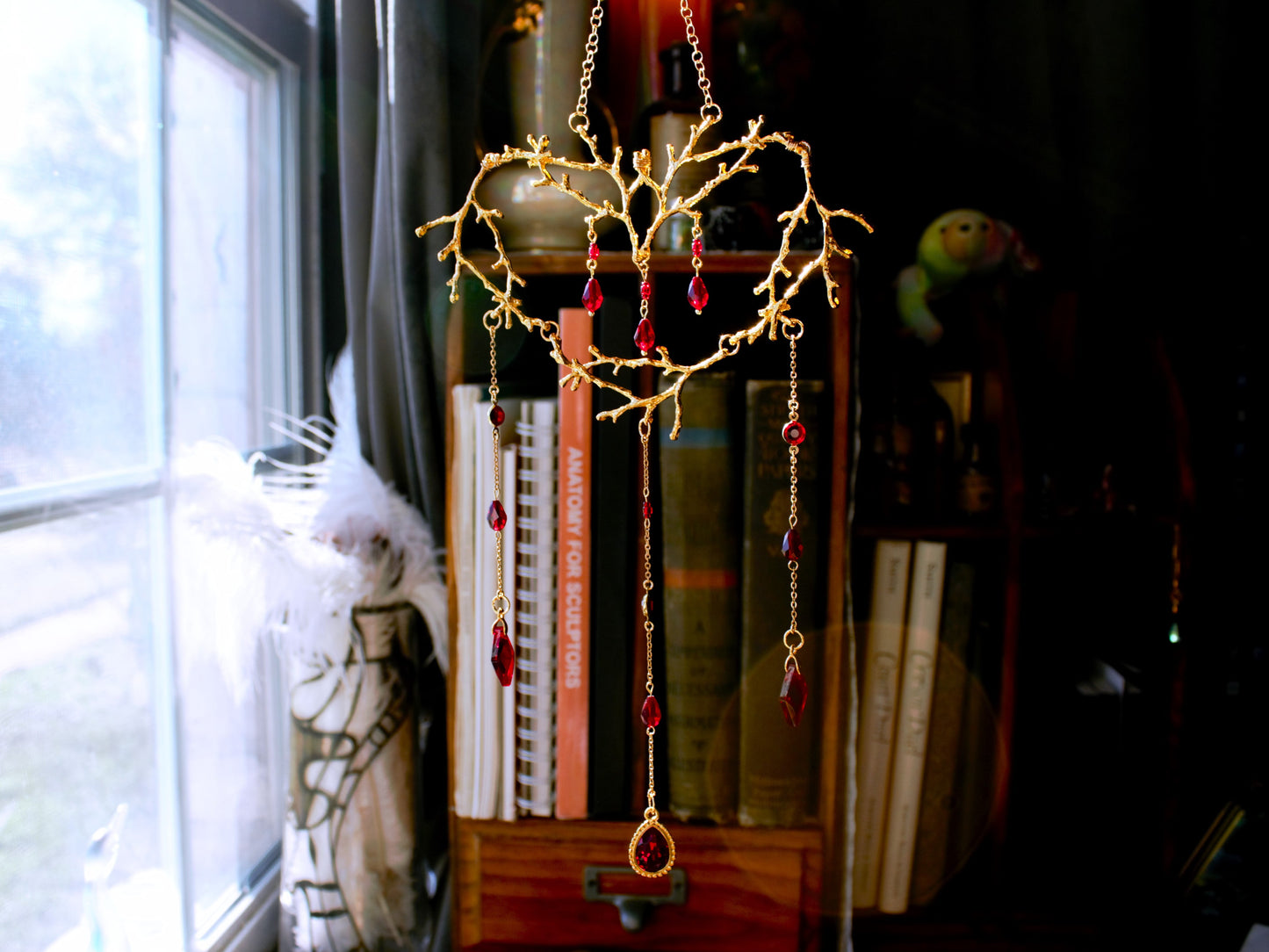 Bleeding Heart Suncatcher