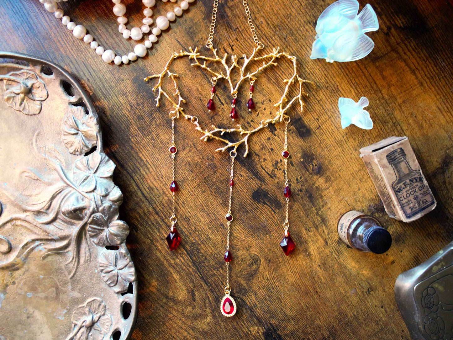 Bleeding Heart Suncatcher