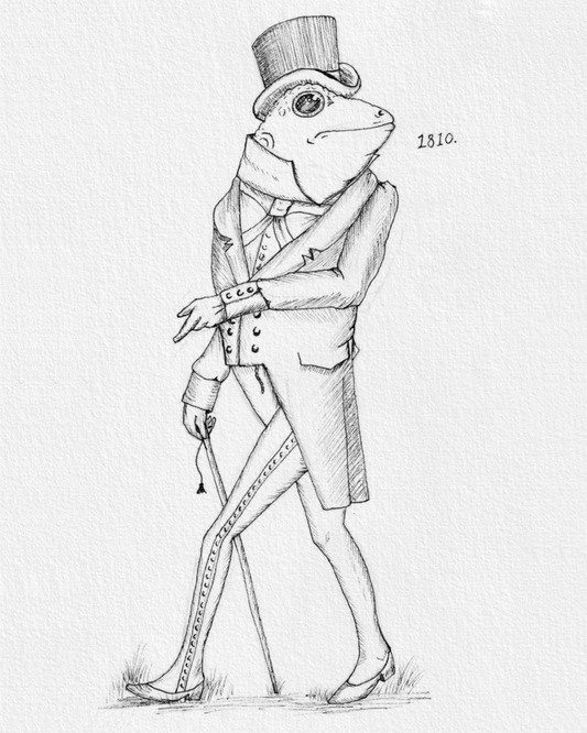 Dapper Frog Print
