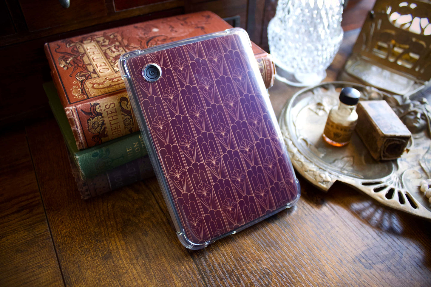 Art Deco Waterfall E-Reader Case Insert