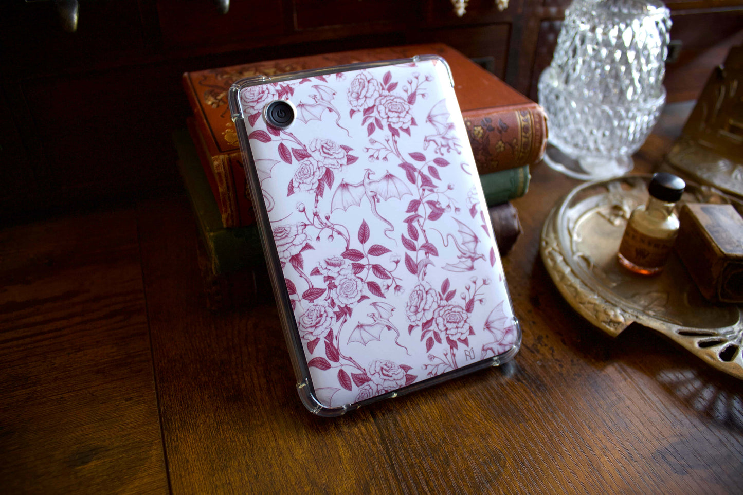 Dragons and Roses E-Reader Case Insert