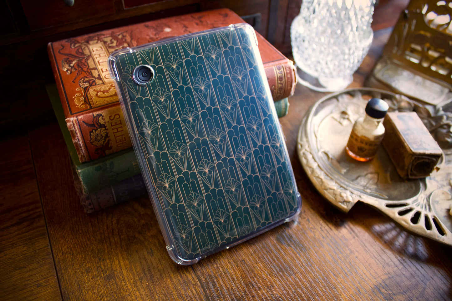 Art Deco Waterfall E-Reader Case Insert