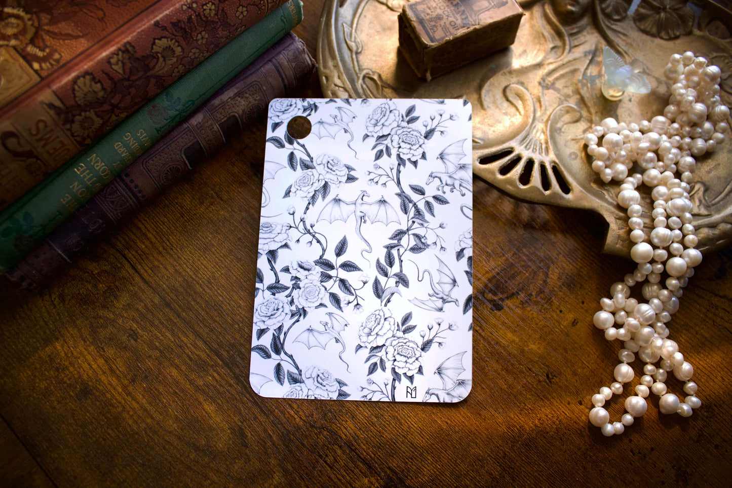 Dragons and Roses E-Reader Case Insert