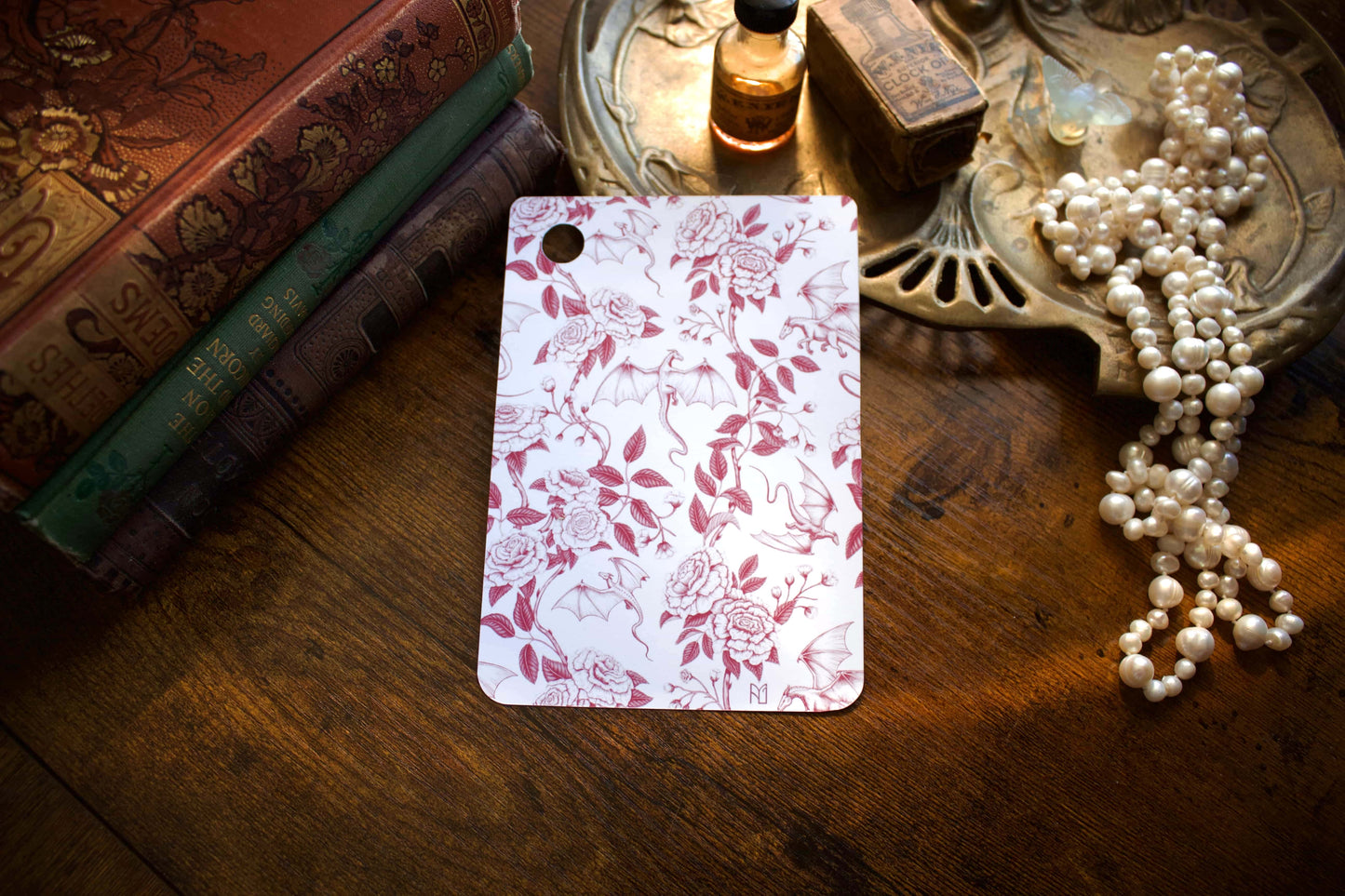 Dragons and Roses E-Reader Case Insert