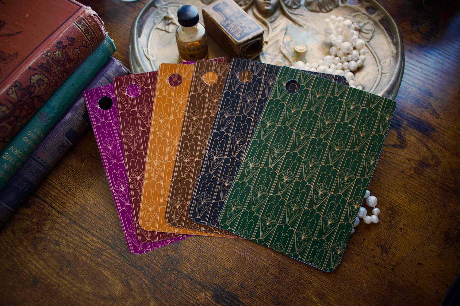 Art Deco Waterfall E-Reader Case Insert