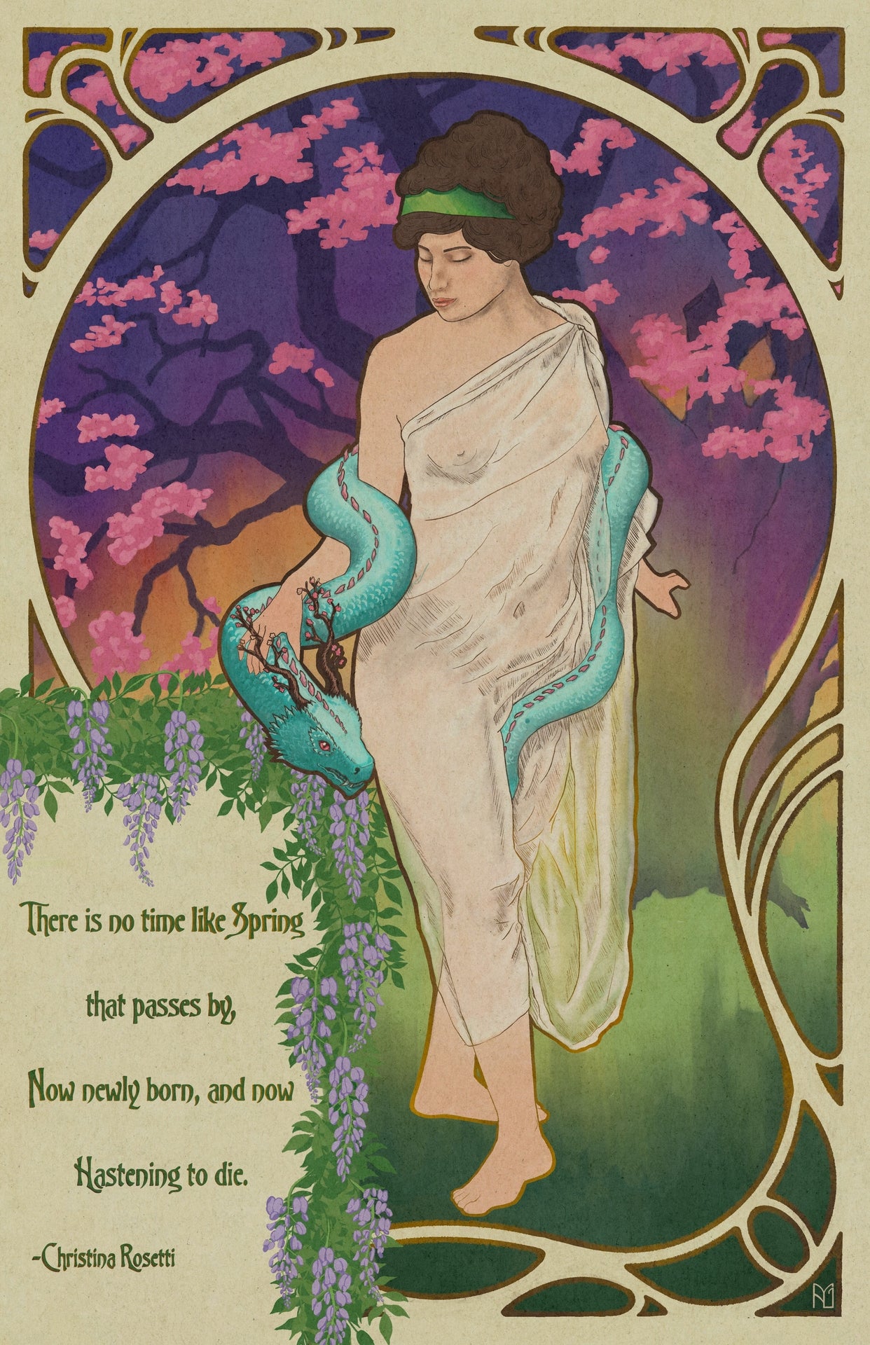 Spring Dragon Fine Art Print