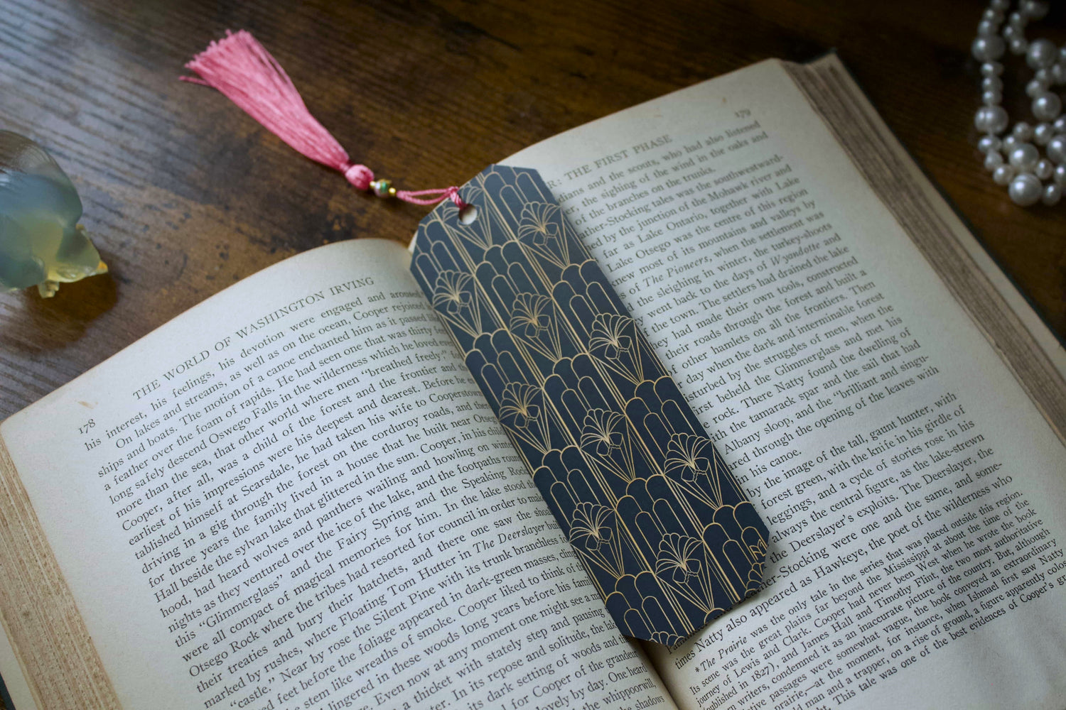Art Deco Waterfall Bookmark