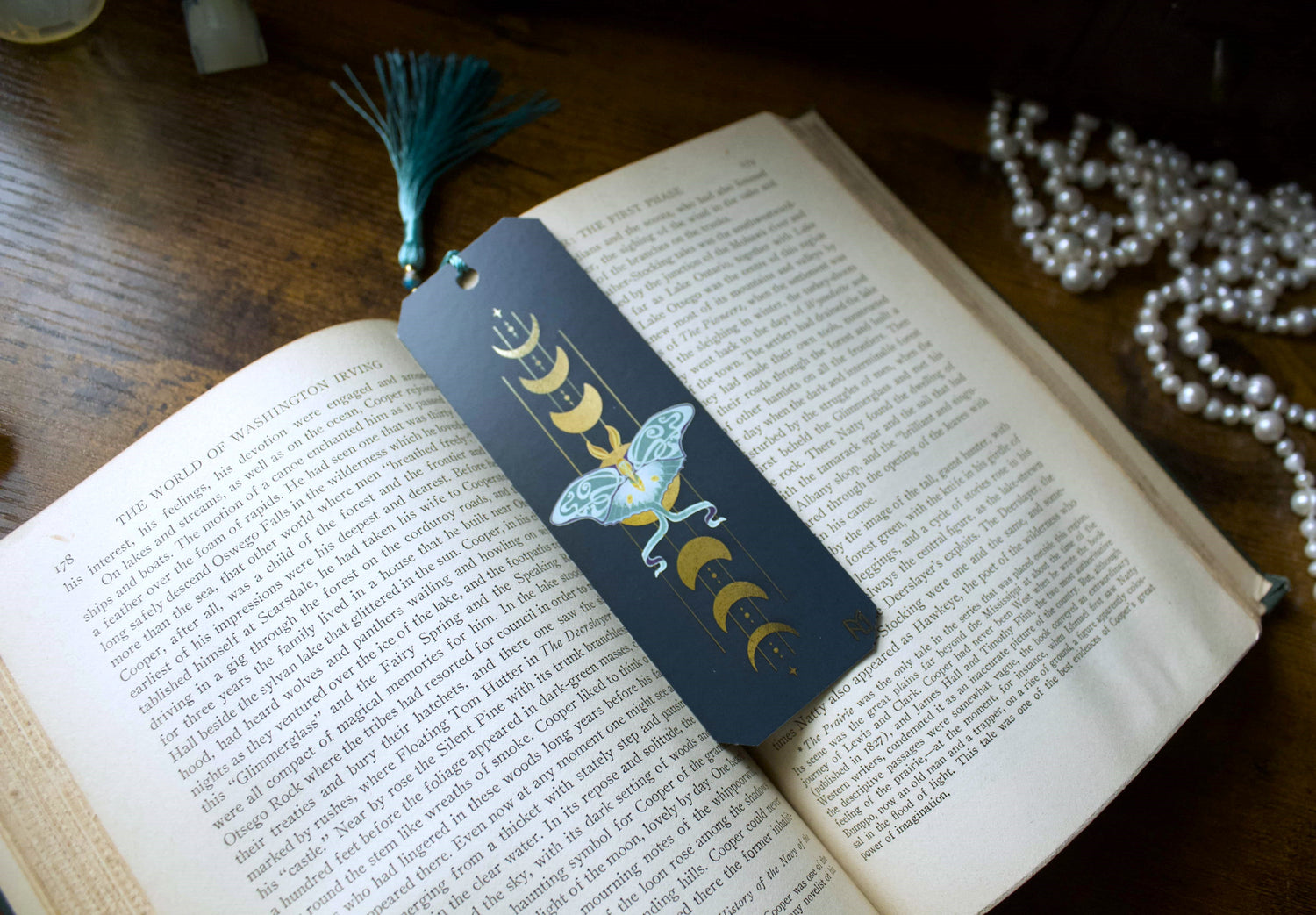 Luna Moth Bookmark